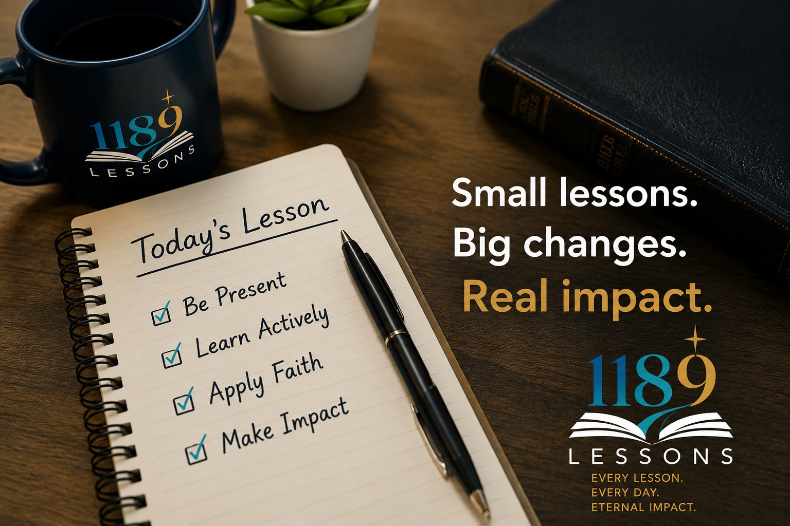 1189 Lessons. One Purpose. A Lifetime of Growth.